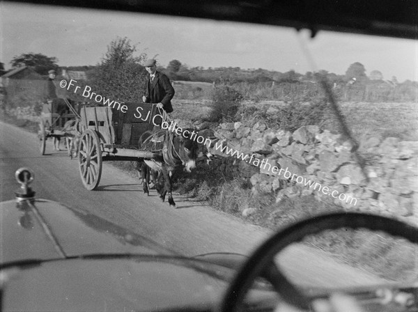 THROUGH WINDSCREEN FARM CARTS AND DONKEYS